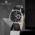 Reloj Hombre PAGANI ESTRATO Clásico Cuarzo Maquinaria Seiko Cuero Negro Genuino