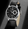 Reloj Hombre PAGANI ESTRATO Clásico Cuarzo Maquinaria Seiko Cuero Negro Genuino