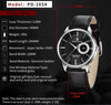 Reloj Hombre PAGANI ESTRATO Clásico Cuarzo Maquinaria Seiko Cuero Negro Genuino