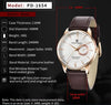 Reloj Hombre PAGANI ESTRATO Clásico Cuarzo Maquinaria Seiko Cuero Cafe Genuino