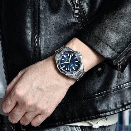 Reloj Hombre PAGANI AQUARACER BLUE Automatico Mov Seiko, Cristal de Zafiro