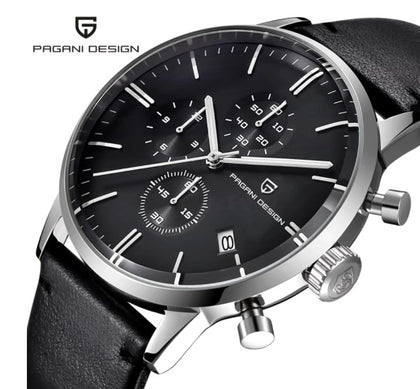 Reloj Hombre PAGANI DARK KNIGHT Cuarzo Negro Maquinaria SEIKO